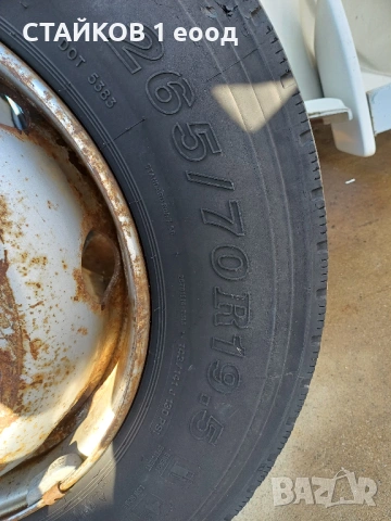 2 броя гуми с джанти 265/70/17.5, снимка 3 - Гуми и джанти - 53504728
