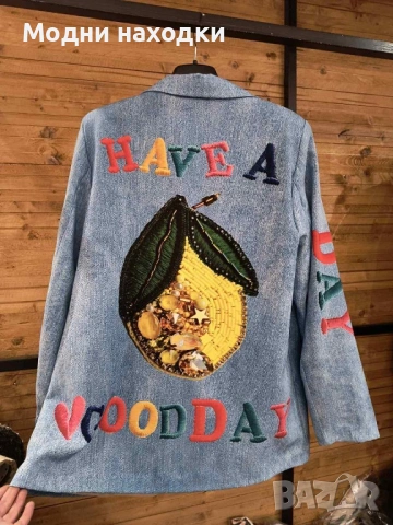 Дамско сако, снимка 3 - Сака - 53307008