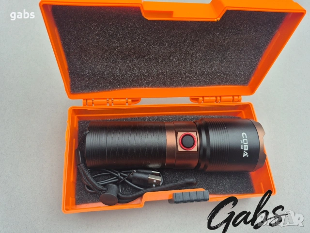 Мощен LASER LED фенер COBA CB-X53,2000м в пластмасова кутия, снимка 9 - Къмпинг осветление - 52479922