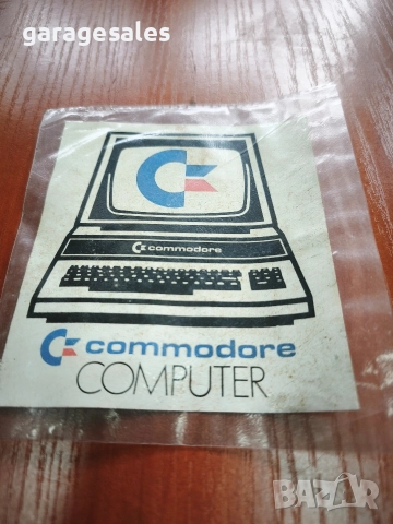 Винтидж стикер за колекция COMMODORE Computer, снимка 3 - Антикварни и старинни предмети - 52791844