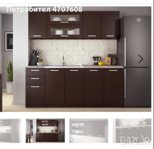 Кухня, снимка 3 - Секции и витрини - 53492685