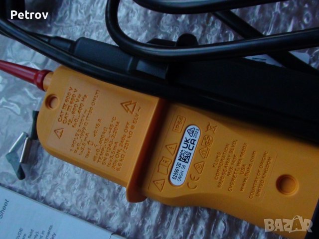 FLUKE T150 VDE - ЧИСТО НОВ PROFI Voltage Tester 6 - 690 V AC/DC Електроизмервателен Уред / GERMANY !, снимка 13 - Клещи - 43256262
