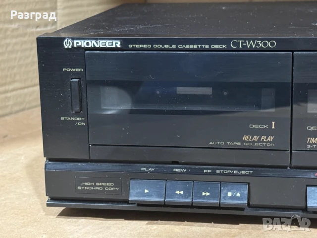 Дек PIONEER CT-W300, снимка 3 - Декове - 51287011