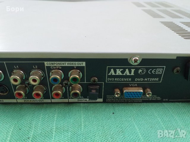 AKAI Ресийвър DVD HT200E, снимка 11 - Плейъри, домашно кино, прожектори - 33413340