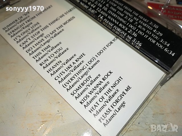〽️BRAYAN ADAMS UNISON-КАСЕТА 0510221120, снимка 15 - Аудио касети - 38226496
