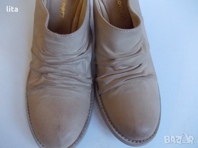Кожени мюли (бежови) № 38, снимка 9 - Дамски обувки на ток - 32843253