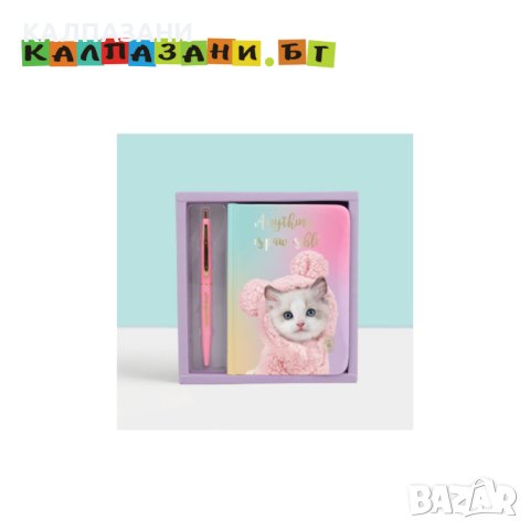 A6 Тефтерче с химикал в кутия, Котето Мауси, 120 страници 6478