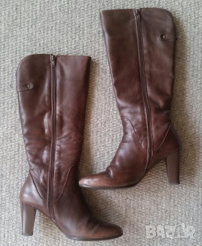 Дамски ботуши в кафяво., снимка 7 - Дамски ботуши - 6374455