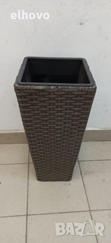 Саксия синтетичен ратан, снимка 4 - Саксии и кашпи - 33012714