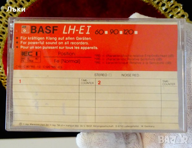 BASF LH-EI 90 аудиокасета с Uriah Heep и Queen. , снимка 2 - Аудио касети - 43949852
