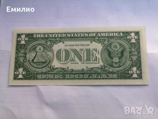 USA $ 1 Dollar Silver Certificate 1957-B UNC, снимка 2 - Нумизматика и бонистика - 27732504