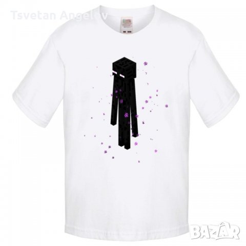 Детска тениска майнкрафт Minecraft Enderman 01, снимка 6 - Детски тениски и потници - 32695573
