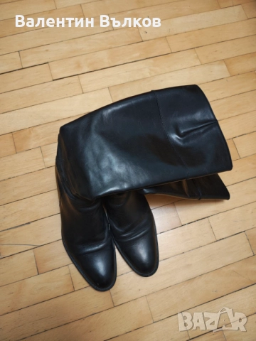 Женски кожени ботуши , снимка 2 - Дамски ботуши - 52472094