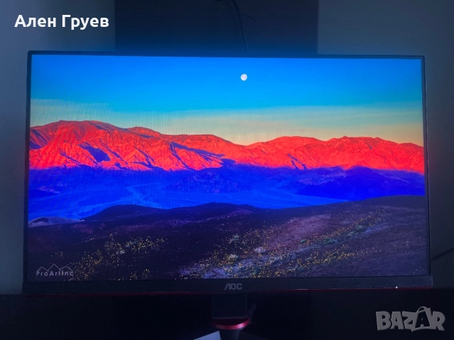 Гейминг Монитор AOC 24G2SPAE - отлично състояние/като нов, снимка 2 - Монитори - 51776574