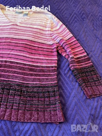 Много мек пуловер-голям размер, снимка 3 - Блузи с дълъг ръкав и пуловери - 43901105