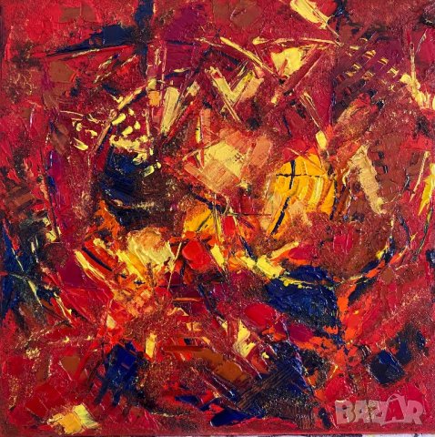 Авторска картина маслени бои, снимка 2 - Картини - 43954722