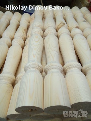 Дървени балюстри за парапет, снимка 3 - Ремонти на къщи - 33571813