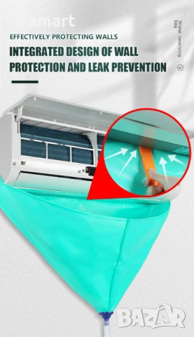 Комплект за почистване на климатици – с торба, маркуч и четки, Без демонтаж, За домашна употреба, снимка 8 - Други - 51225673