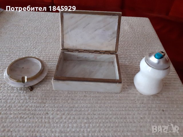 Мраморен сет за декорация, снимка 3 - Други - 43681704