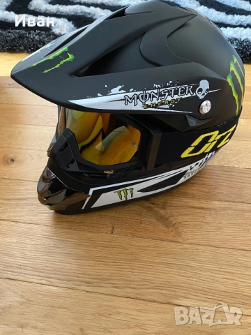 Каската MONSTER е подходяща за Кросов мотор, АТВ, Бъги, Велосипед, Електрически скутер, Тротинетка, , снимка 4 - Аксесоари за велосипеди - 53326419