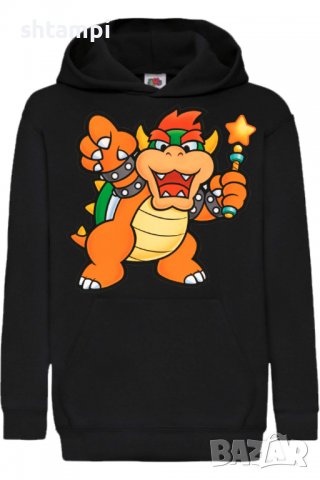 Детски Суитчър/Суитшърт Bowser Kid,Игра,Подарък,Изненада,Забавление,Рожден Ден