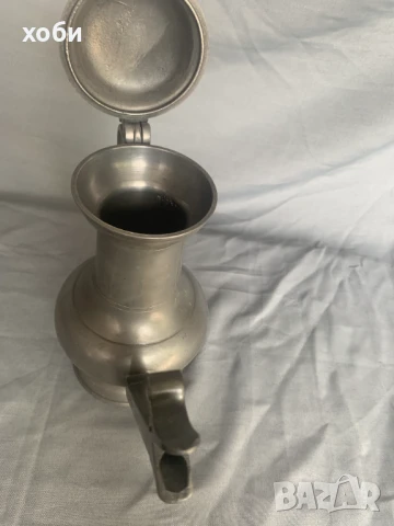 стар чайник калаен , снимка 5 - Антикварни и старинни предмети - 51394436