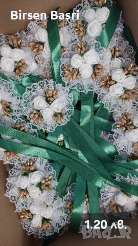 Сватбени гривни , снимка 4 - Сватбени аксесоари - 52485557