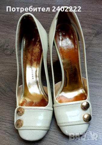 Дамски обувки със златен ток-Marc Jacobs, снимка 2 - Дамски елегантни обувки - 26518921