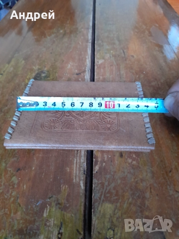 Стар кожен портфейл #4, снимка 2 - Други ценни предмети - 52258317