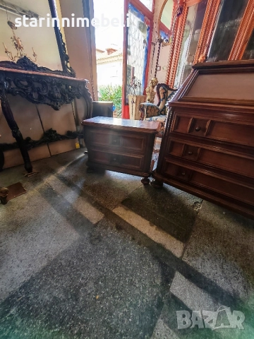 Елегантно писалище( скрин) с две нощни шкафчета , снимка 9 - Шкафове - 52015642
