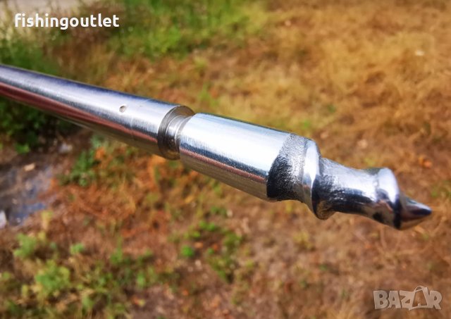 Неръждаемо колче за живарник и аларма Extra Carp с три накрайника, снимка 4 - Такъми - 37637969