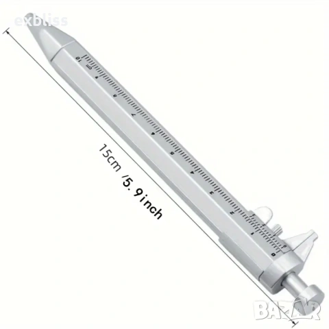 Химикал Шублер 2в1 | Мултифункционален инструмент 0-100 мм, снимка 4 - Други стоки за дома - 53387768