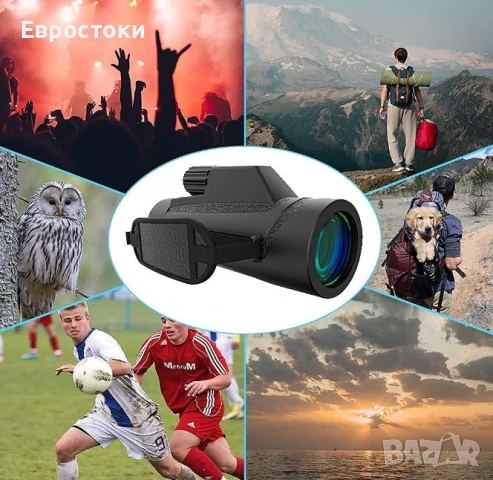  Водоустойчив монокулярен телескоп Jiaer Sentai, 12 х 42, снимка 2 - Чанти, стативи, аксесоари - 50793542