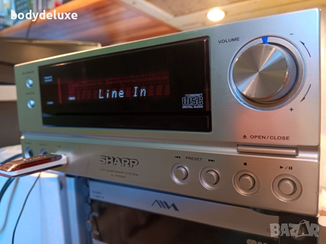 SHARP XL-HF200P аудио система с флашка, снимка 3 - Аудиосистеми - 52935336