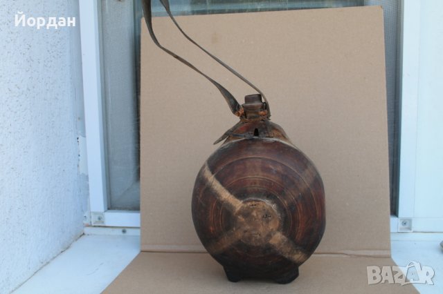 Дървена бъклица за украса и интериор 