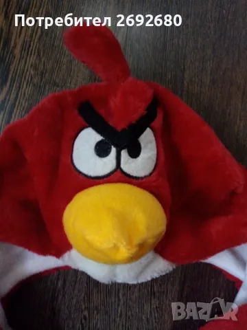 Шапка Engry birds, шапка - коте