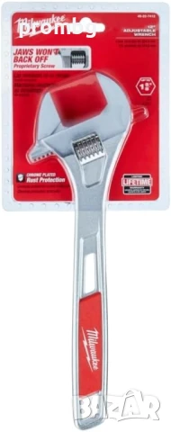 Milwaukee раздвижен, регулируем, гаечен ключ, 48227412, 300 мм, снимка 2 - Клещи - 37189278