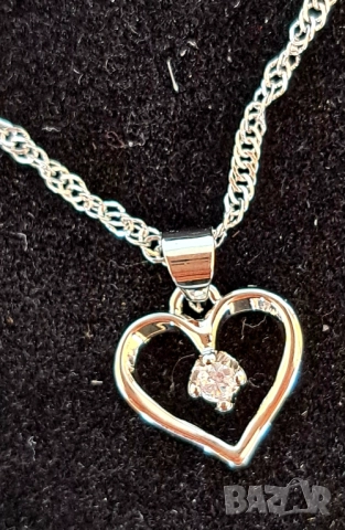 Сребърно колие 925, снимка 6 - Колиета, медальони, синджири - 51983826