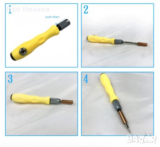 Прецизна отвертка 32 в 1, снимка 3 - Отвертки - 32959298