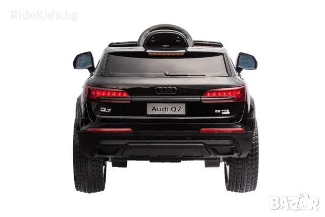 Audi Q7 12V – Детска акумулаторна кола, Черна, EVA гуми, снимка 7 - Детски велосипеди, триколки и коли - 49743740