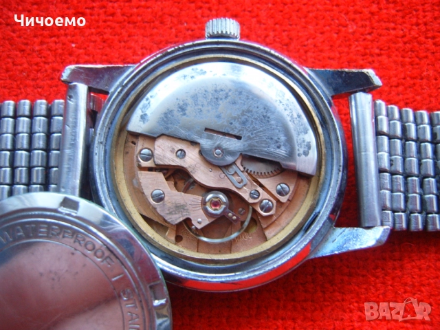 GEVEA automatic 25 rubis INCABLOC Швейцарски ретро мъжки часовник, снимка 6 - Антикварни и старинни предмети - 52930002