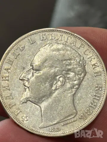 5лв 1894г. Фердинанд , снимка 2 - Нумизматика и бонистика - 49904123