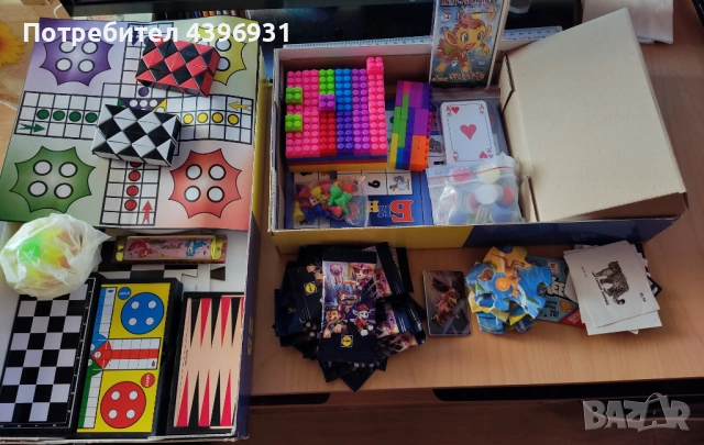 Комплект детски настолни игри, занимателни, образователни 49 лв.