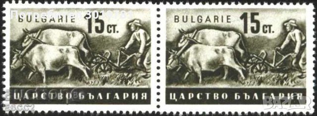 Чиста марка двойка Стопанска пропаганда 1940 1941 15 ст. България, снимка 2 - Филателия - 33261972