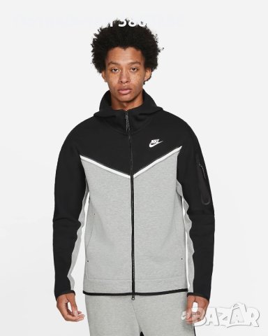 Мъжки екип Nike Tech Fleece Grey and Black, снимка 5 - Спортни дрехи, екипи - 44063547