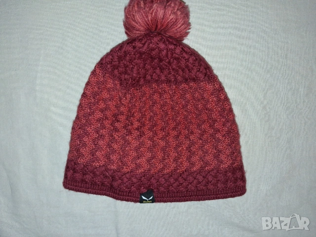  3 броя -  Arcteryx Chunky Knit Hat , Salewa Puez TIROLWOOL и Salewa Antelao Wool PP  шапки , снимка 10 - Шапки - 47599282