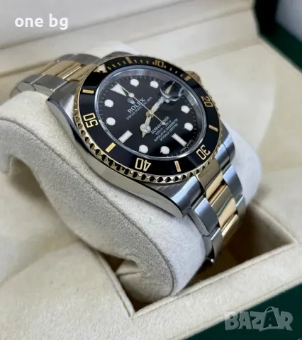 Rolex Submariner Two tone Black , снимка 7 - Мъжки - 48286620