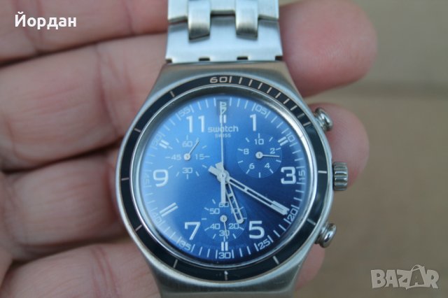 Мъжки часовник ''Swatch'' хронограф 40 мм, снимка 2 - Мъжки - 43593874