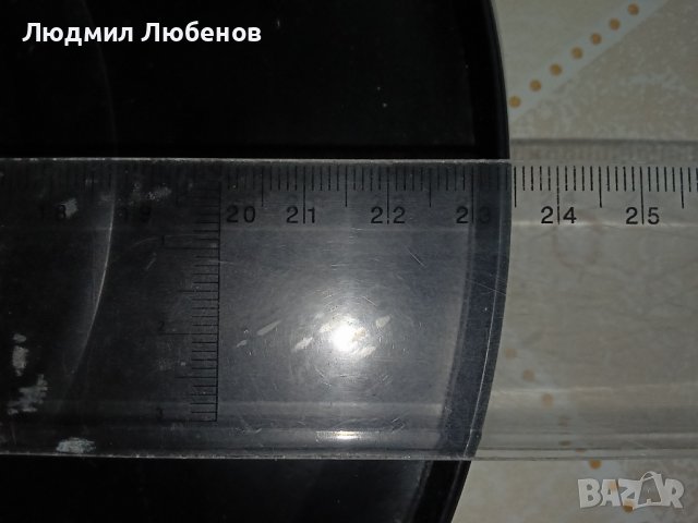 Платер 23,5см. метален за грамофон комплект с гума, снимка 2 - Грамофони - 37138010