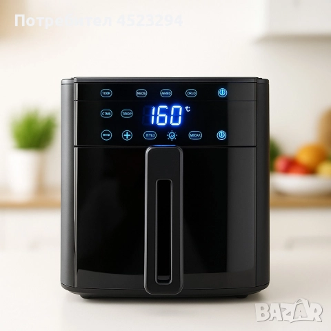 Air Fryer 32852A Две в 1/ 4.3L + top grill - 1500W (NEW)., снимка 2 - Фритюрници - 52673830